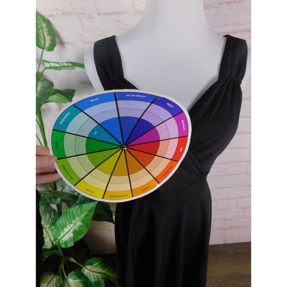 Grace Karin Small Black Fit Flare Knee Dress Elegant - Picture 8 of 11